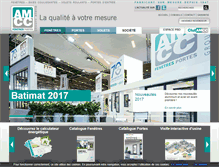 Tablet Screenshot of amcc-fenetres.fr